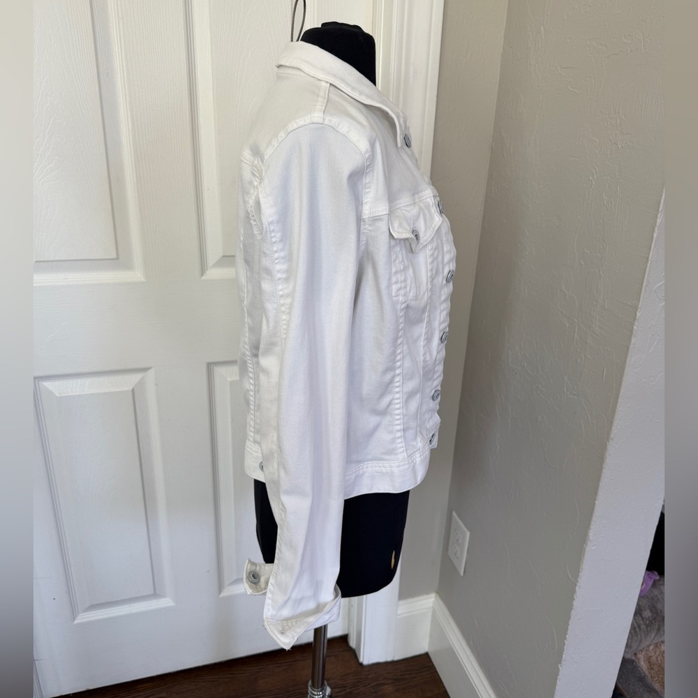 AG Classic White Denim Jacket - Picture 3 of 7